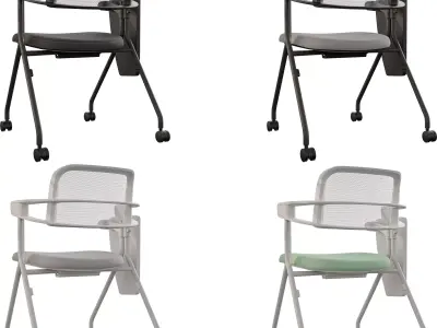 Freory training Office chair Low-poly 3D model
