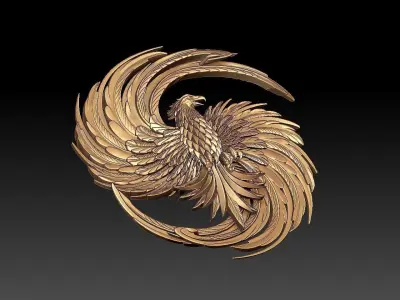 phoenix golden 3D print model