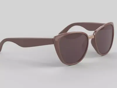 Blush Eyewear Glasses Low-poly 3D model