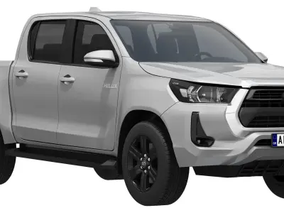 Toyota Hilux Hybrid 48V 2024 3D model