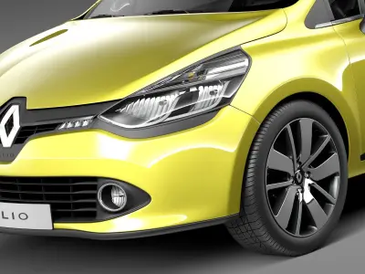 Renault Clio 2013 3D model