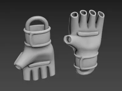 EVERLAST Kickboxing Gloves pendant 3D print model