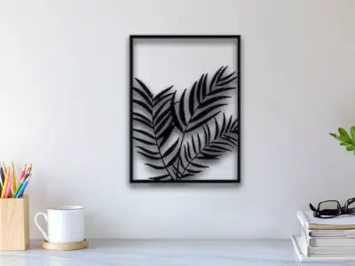 Leaf Wall Art 3D print model