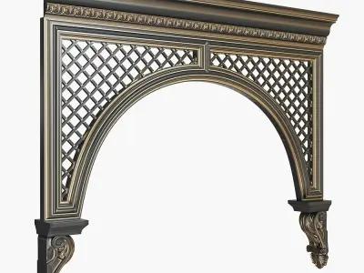 Architectural arch 3D model