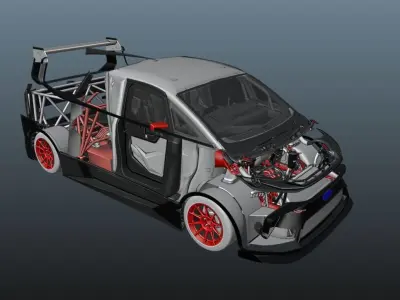 Ford Pro Electric Super Van 3D model