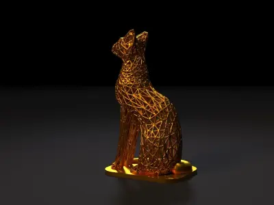 Goddess bastet 2 3D print model