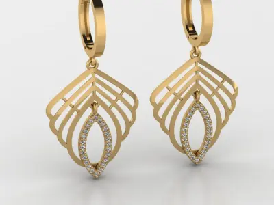 Women Earring  3D print model