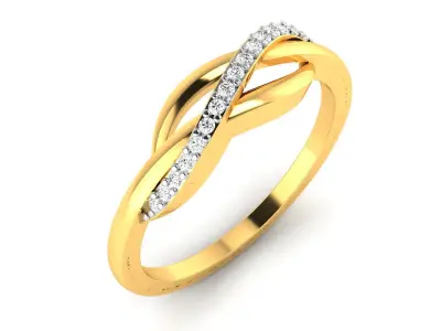 Engagement Wedding Ring 3dm STl OBJ FBX Render Details 3D print model