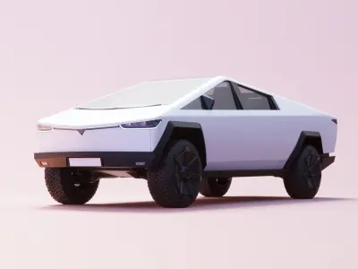 Cybertruck Reinterpretation 3D model