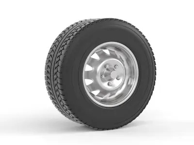 Car Wheel 3D model