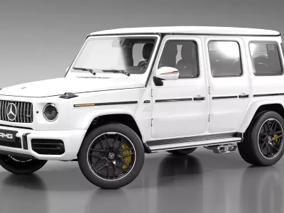 MERCEDES BENZ G CLASS AMG 63 W463 2019 Low-poly 3D model