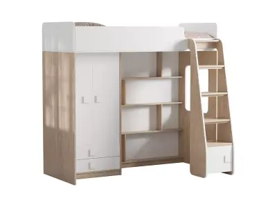 Loft bed Legend A603 1 3D model