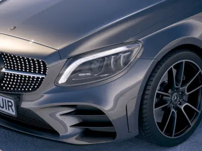 Mercedes C-class AMG 2019 3D model