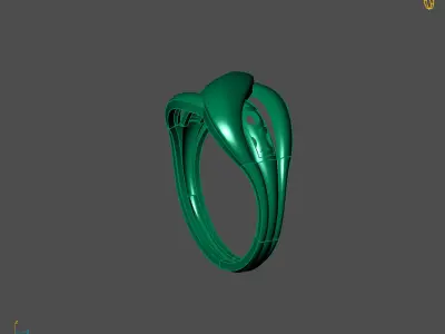 Women Plain Ring Ready STL 3DM Models Womens Rings 3D models 3D print model