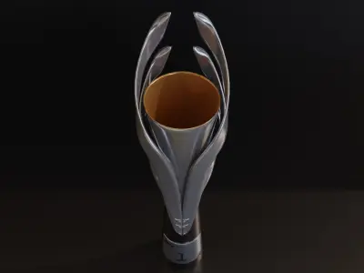 F1 Trophy - Mexican GP Trophy Low-poly 3D model