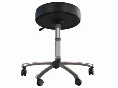 Operating Stool Low-poly 3D model