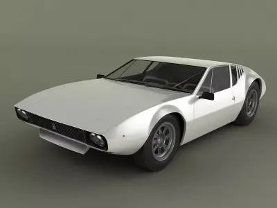 De Tomaso Mangusta 1969 3D model