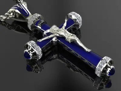 Orthodox Cross  3D print model