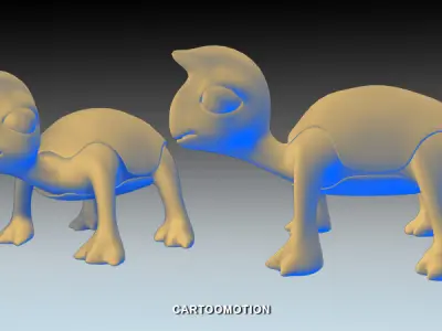 FOO The Turtle Low-poly 3D model