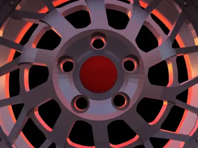 Car Wheel - GMR VX-5  3D print model