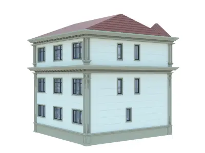 architecture luxury villa 3D model