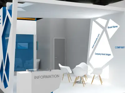 3D Exhibition 3D model