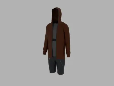 Sport Suit Low-poly 3D model 59