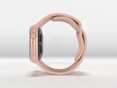 Apple Watch Series 4 Gold Aluminum Case 3D model