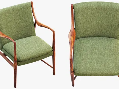 FJ 45 easy chair model 45 3D model