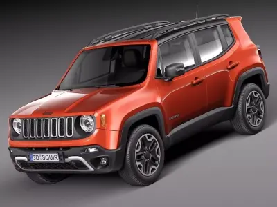Jeep Renegade 2015 3D model