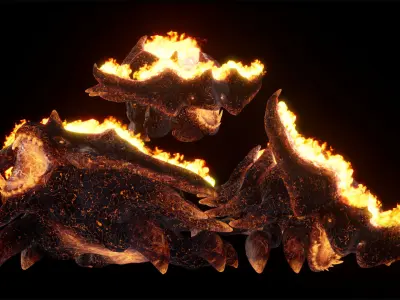 Hell Bug Low-poly game engine ready 3D model Low-poly 3D model