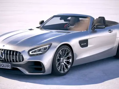 Mercedes-Benz AMG GT Roadster 2020 3D model