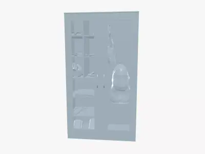 ppe rack 3D model