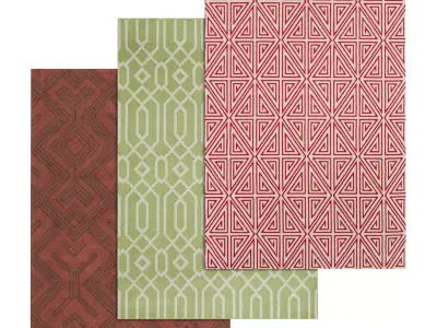 Rug Set 840 3D model