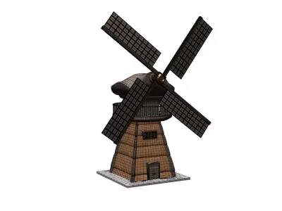 winkmill 3D model 3D model