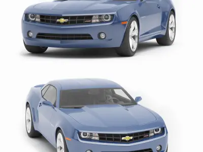 Chevrolet Camaro Car Low-poly 3D model