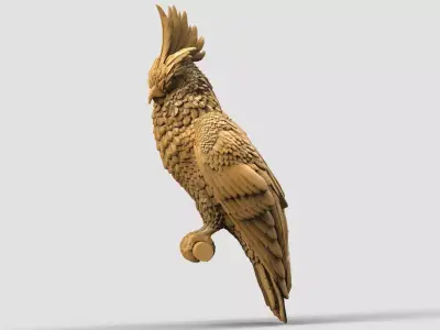 parrot 3D print model