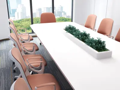 3D model of modern conference room 3D model