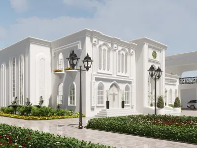 Luxurious Villa 3D Model 3D model