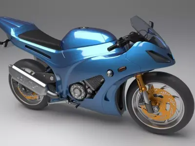 Motorcycle 3D model