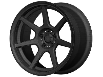 Konig Ultraform Aftermarket Wheel Low-poly 3D model