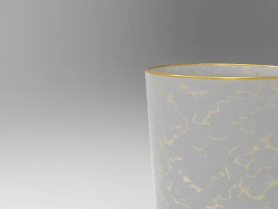 Barno Vase Low-poly 3D model