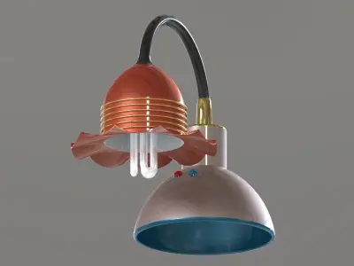Flower Lamp 3D print model