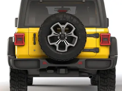 Jeep Wrangler Unlimited 2018 3D model