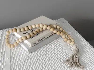 Decor white Uniqwa Low-poly 3D model