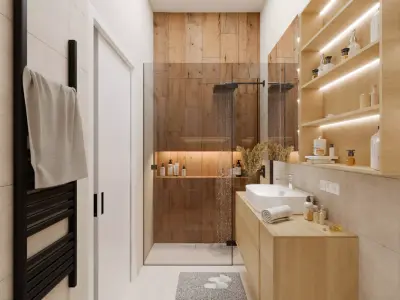 Luxury Bathroom 3D model buy