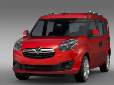 Vauxhall Combo Tour H1L1 2015 3D model