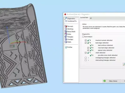 Armenian Carpet Pendant Jewelry Silver 3D print model