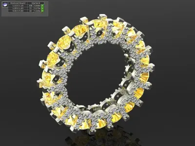 Band Ring 3D print model