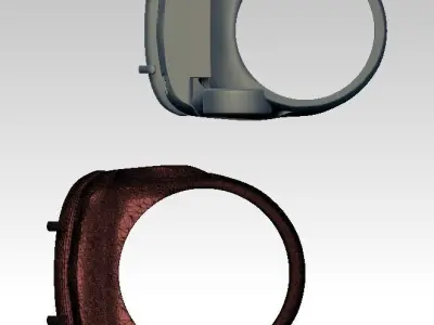 356 porsche jewel ring Lot of 2 version 3D print model